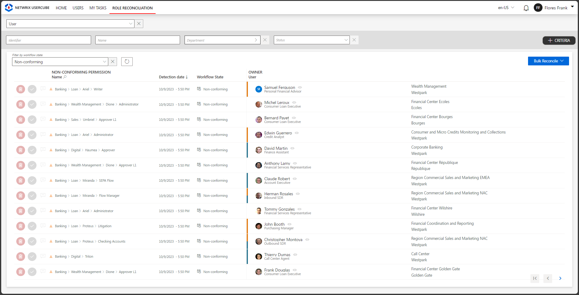 screenshot of Netwrix Identity Manager